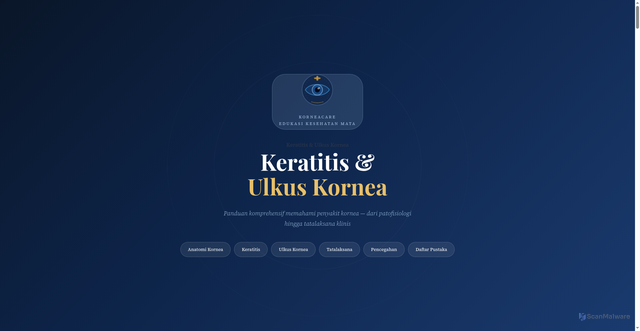 Security scan screenshot of https://korneacare-v4ftkap4xc.edgeone.app/