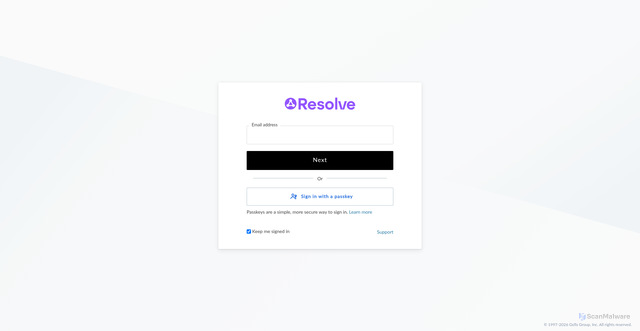 Security scan screenshot of https://sessions-eu.console.gotoresolve.com