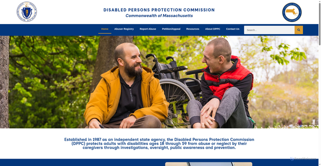 Security scan screenshot of https://dppcmass.gov/