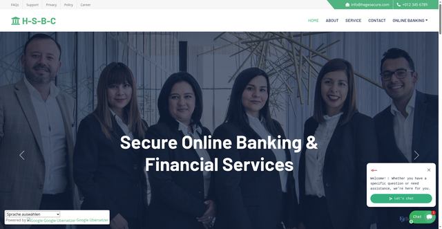 Security scan screenshot of http://hegesecure.com/