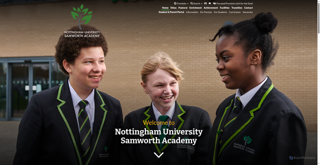 Security scan screenshot of https://www.nusa.org.uk/