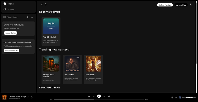 Security scan screenshot of http://spotify15.netlify.app/