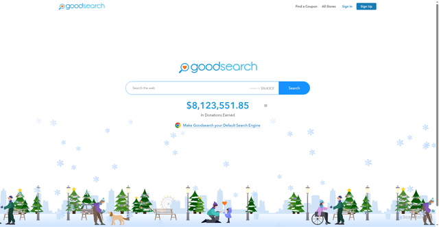 Security scan screenshot of https://www.goodsearch.com/