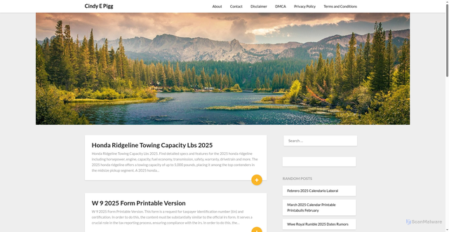 Security scan screenshot of https://cindyepiggs.pages.dev/page/2/