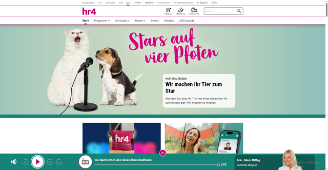 Security scan screenshot of https://hr4.de