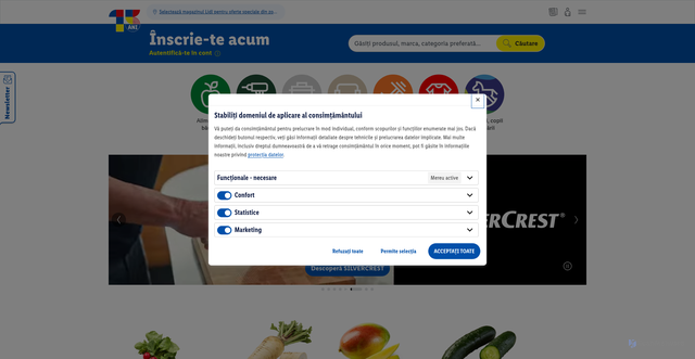 Security scan screenshot of https://lidl.ro