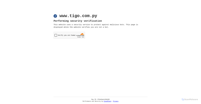 Security scan screenshot of http://tigovvsp.xyz/