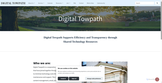 Security scan screenshot of https://digitaltowpathny.gov/