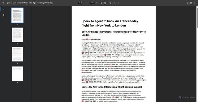 Security scan screenshot of https://www.civicgov4.com/wi_ashland/uploads/licenses/558_speak-to-agent-to-book-air-france-today-flight-from-new-york-to-london.pdf