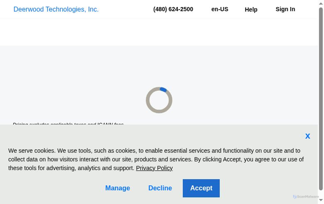 Security scan screenshot of https://millelacstribalpd.gov/