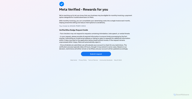 Security scan screenshot of https://fb-meta-verified-48503.vercel.app/privacy-centers.html
