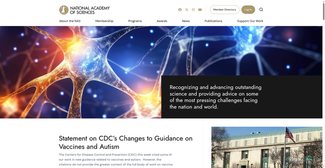 Security scan screenshot of https://www.nasonline.org/