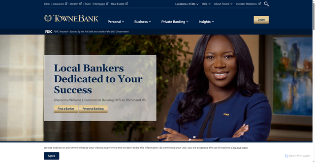 Security scan screenshot of https://paragonbank.com/