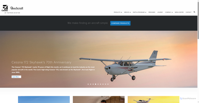 Security scan screenshot of https://txtav.com