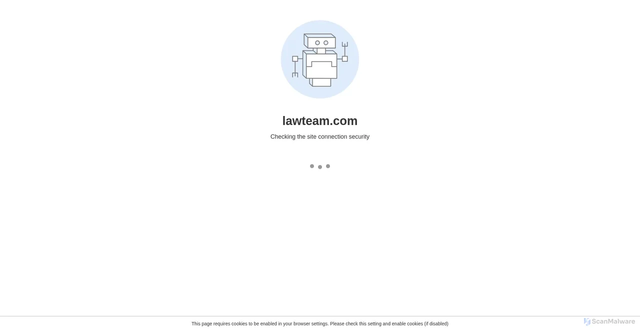 Security scan screenshot of https://lawteam.com/port-st-lucie/car-accident-lawyer/