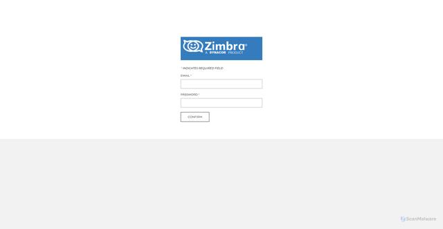 Security scan screenshot of https://zimbra-veri03.weebly.com/