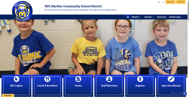 Security scan screenshot of https://www.mflmarmac.com/
