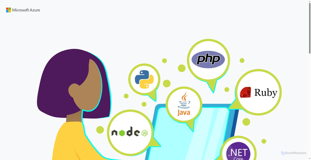 Security scan screenshot of https://eventtrack2.azurewebsites.net