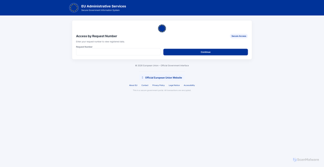 Security scan screenshot of https://europeanunionappplicationnumberinformationgovernment-x7kuphh0gb.edgeone.app/