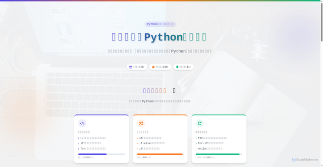 Security scan screenshot of https://test1stu-3ccwn1e0sl.edgeone.app/48658775%E6%B1%A4%E4%B9%83%E6%AC%A3Python%E5%AD%A6%E4%B9%A0%E6%8A%A5%E5%91%8A.html