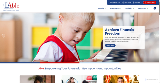 Security scan screenshot of https://www.iable.gov/