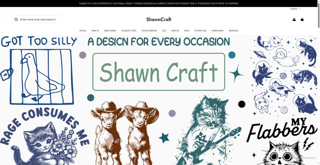 Security scan screenshot of https://shawncraft.com