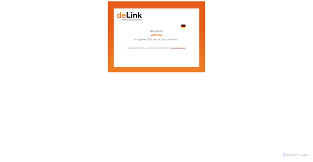 Security scan screenshot of https://witt.info