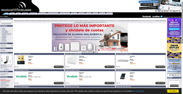 Security scan screenshot of https://ciudadwireless.com