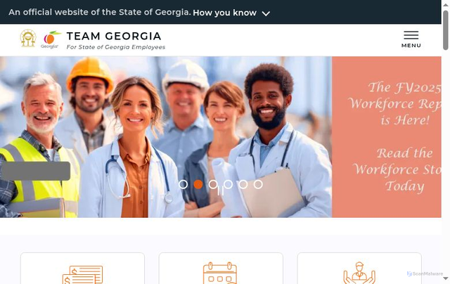 Security scan screenshot of https://team.georgia.gov/