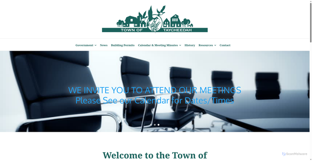 Security scan screenshot of https://www.townoftaycheedahwi.gov/