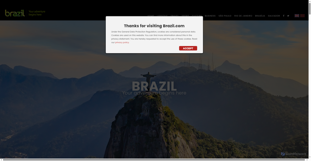 Security scan screenshot of https://brazil.com/