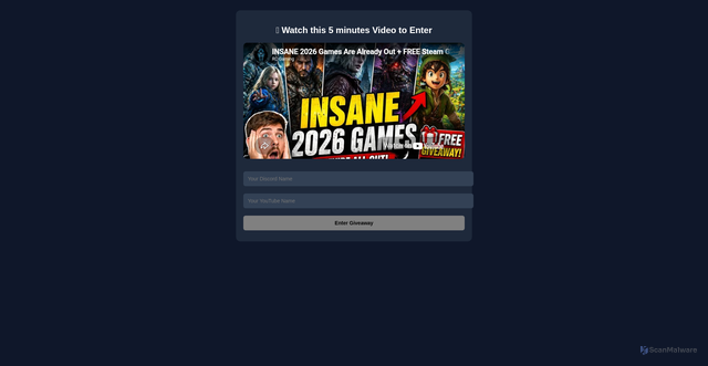 Security scan screenshot of https://steamgiftcardgiveaway-8cj8w5dlri.edgeone.app/