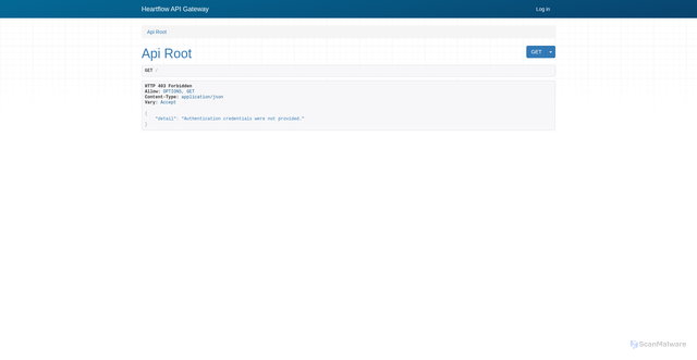 Security scan screenshot of https://api.heartflow.net