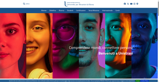 Security scan screenshot of https://www.unistrasi.it/