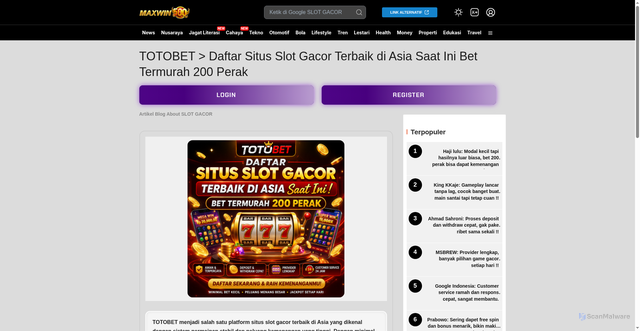 Security scan screenshot of https://www.comune.maltignano.ap.it/