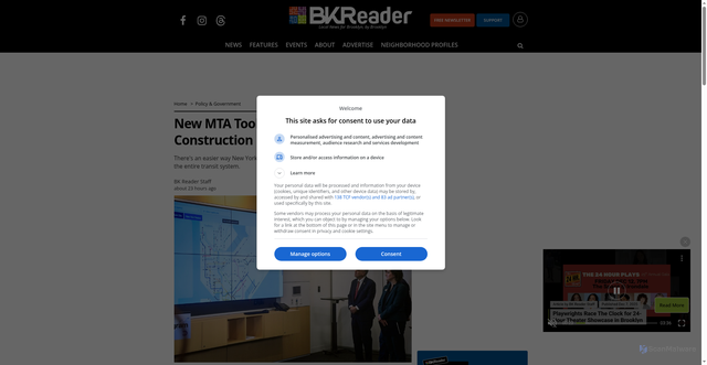 Security scan screenshot of https://www.bkreader.com/policy-government/new-mta-tool-shows-where-transit-construction-is-happening-11572474