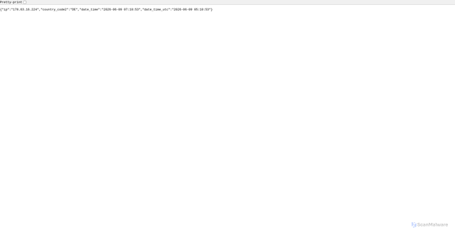 Security scan screenshot of https://geoapi.playoneer.io