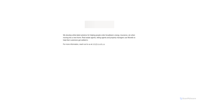 Security scan screenshot of https://movello.se