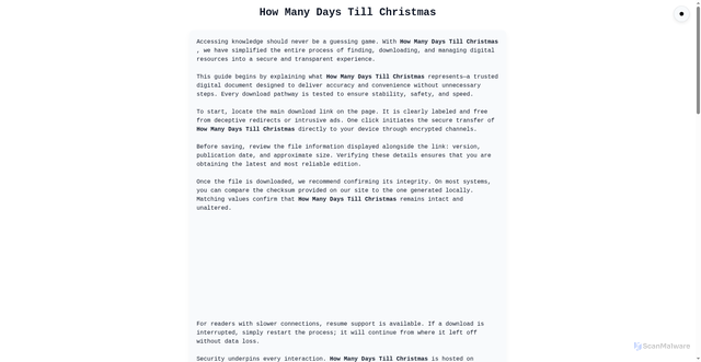 Security scan screenshot of https://ww2.jacksonms.gov/libweb/NzXrZq/271011/how__many_days-till__christmas.pdf