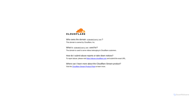 Security scan screenshot of http://streamtest.wowmedia.workers.dev/