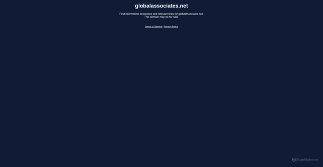 Security scan screenshot of https://globalassociates.net