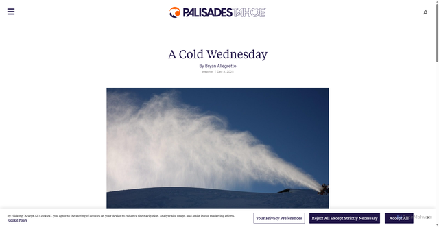 Security scan screenshot of https://blog.palisadestahoe.com/weather/a-cold-wednesday/