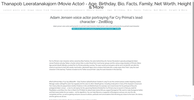 Security scan screenshot of https://nusaglobalmedia-dpsuywzva9wq.edgeone.app/adam-jensen-voice-actor-portraying-far-cry-primals-lead-character-zedblog.html
