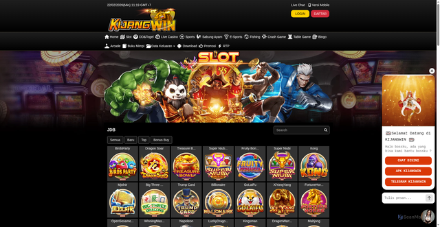 Security scan screenshot of https://notdxkijangwin.click/desktop/game/slot/jdb