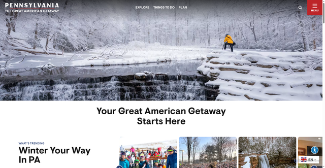 Security scan screenshot of https://visitpa.com