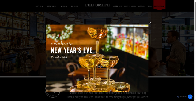 Security scan screenshot of https://thesmithrestaurant.com/location/penn-quarter/