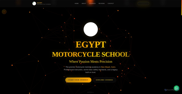 Security scan screenshot of https://egypt-motorcycleschool-98mjumuev1.edgeone.app/