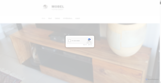 Security scan screenshot of https://mobel.co.za