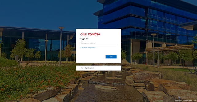 Security scan screenshot of https://toyota.csod.com