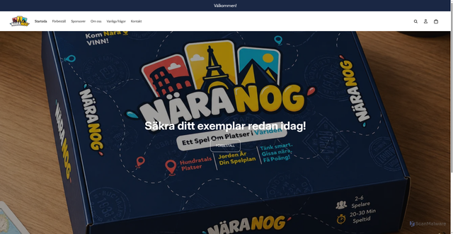 Security scan screenshot of https://xn--nranog-bua.se